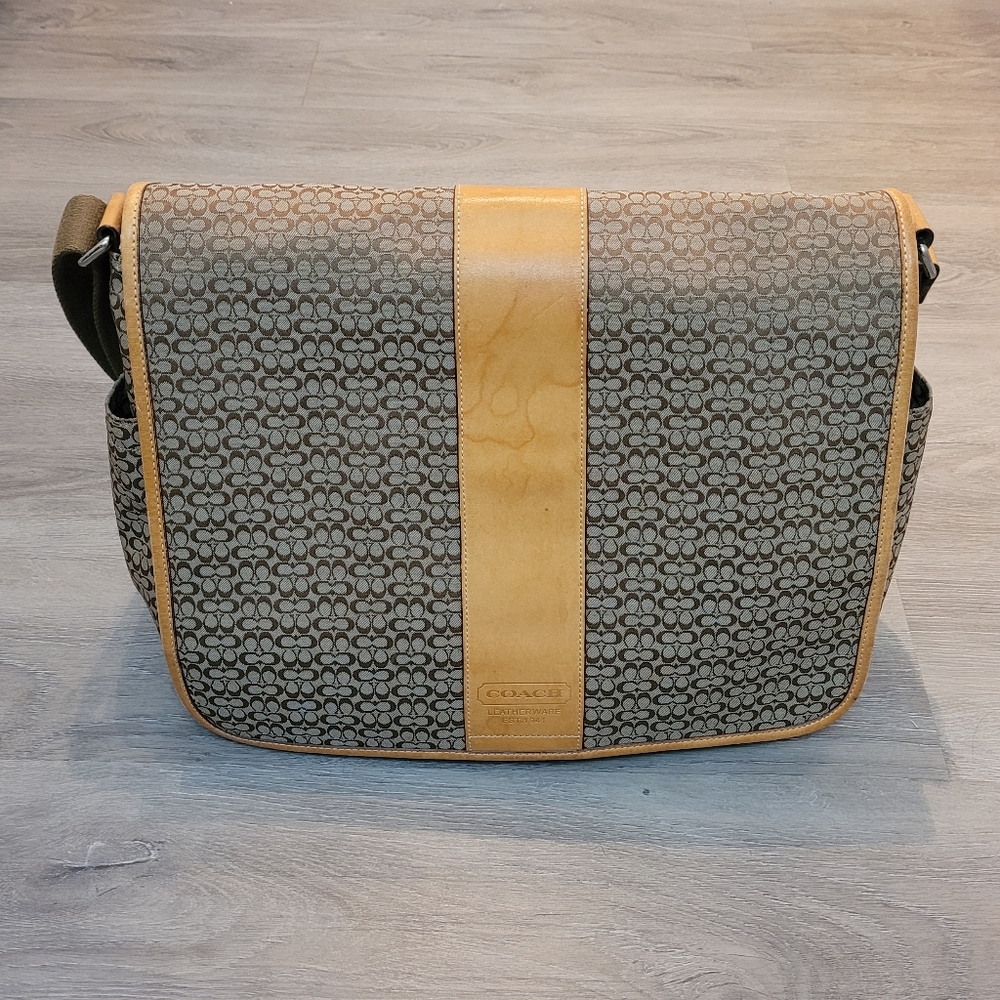 COACH Signature Messenger Diaper Bag